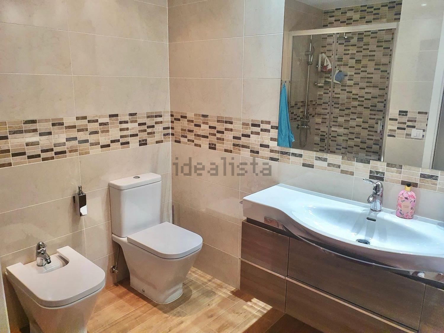 Bathroom with walk-in shower